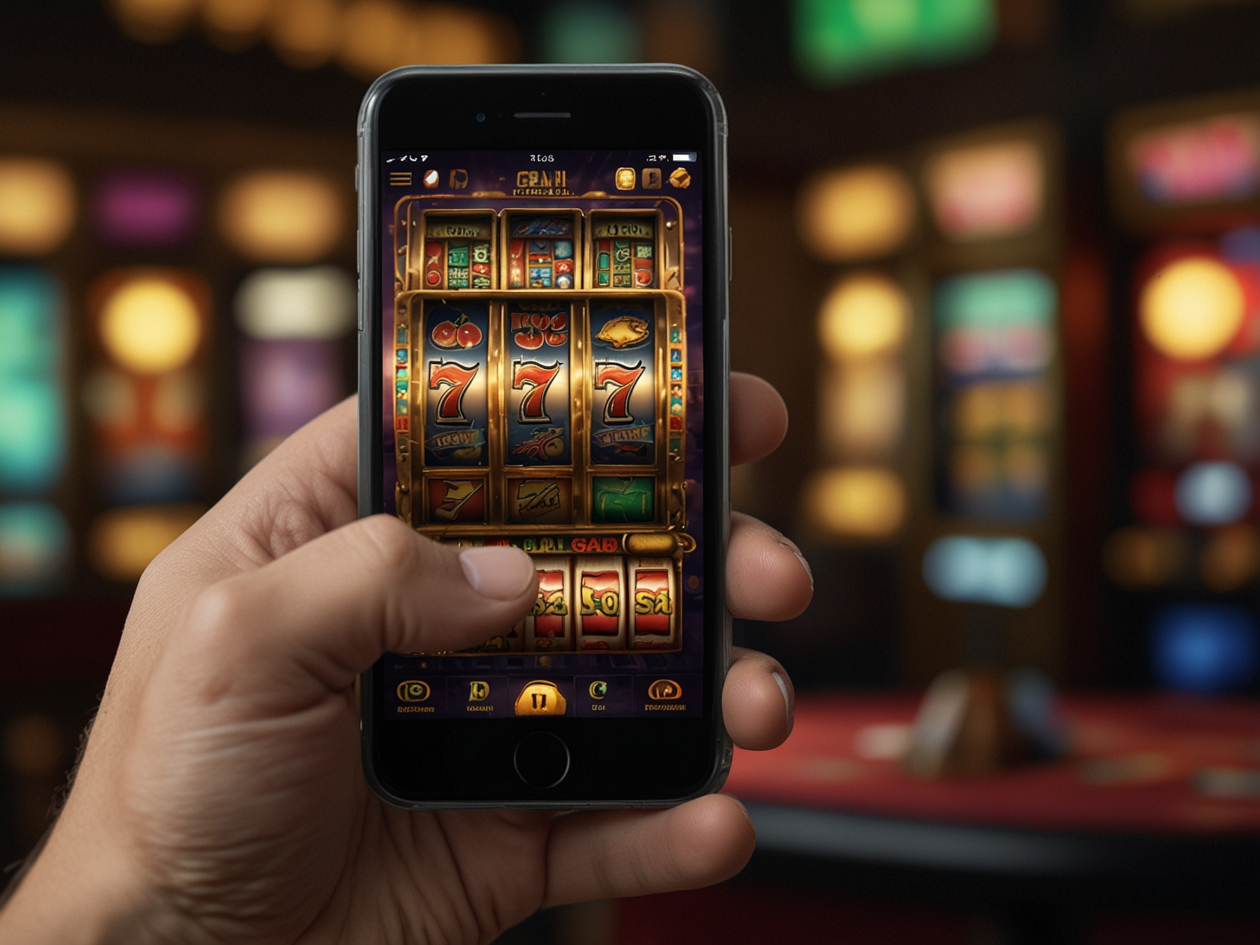 Мобильная игра в слоты